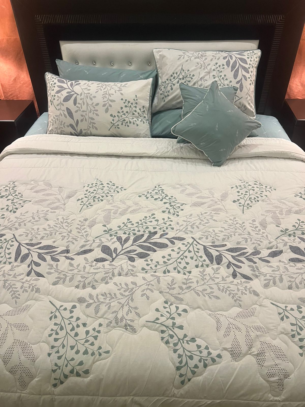 IV622 Cotton Comforter Set - Light Filling