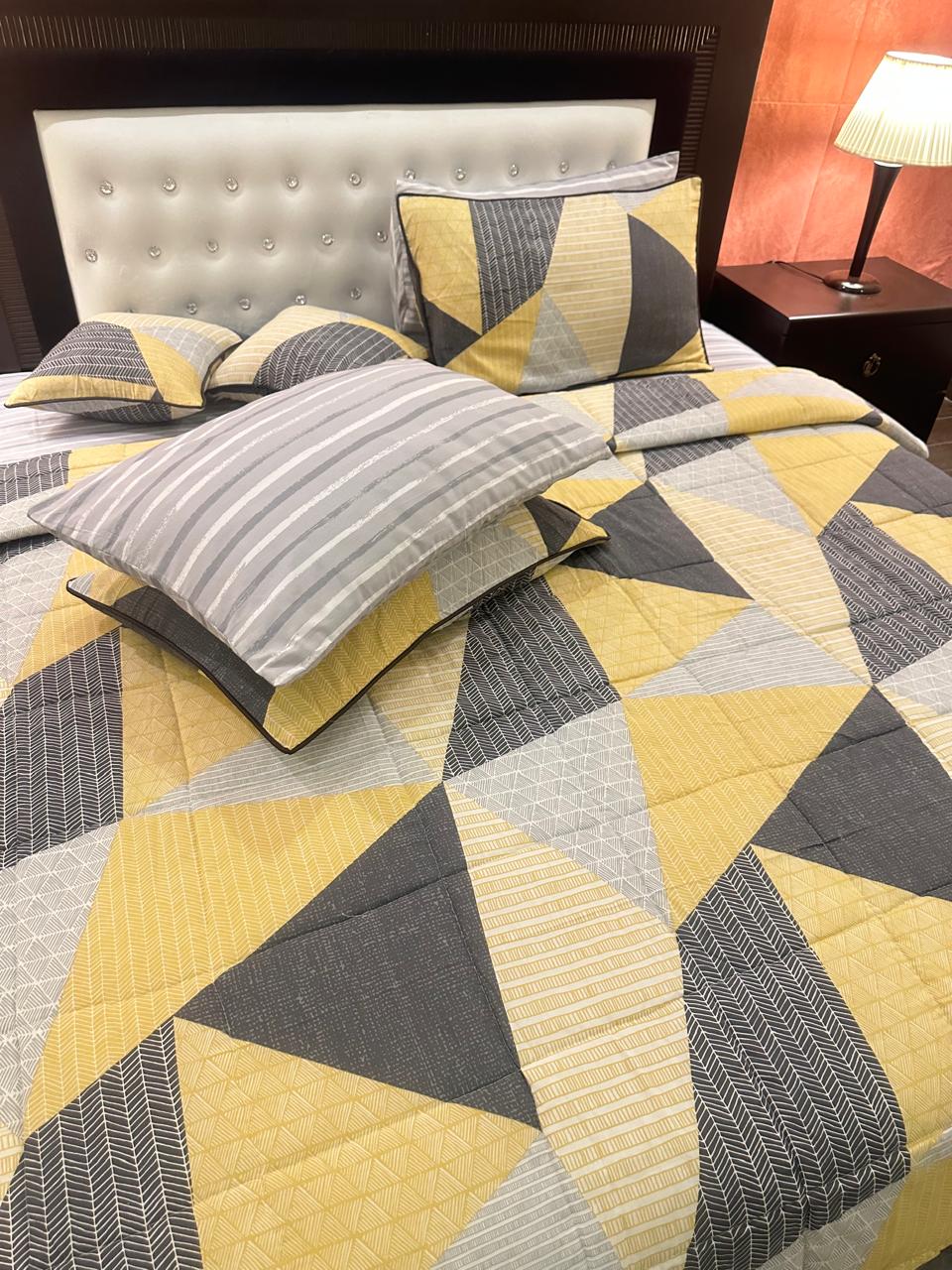 IV553 Cotton Comforter Set - Light Filling