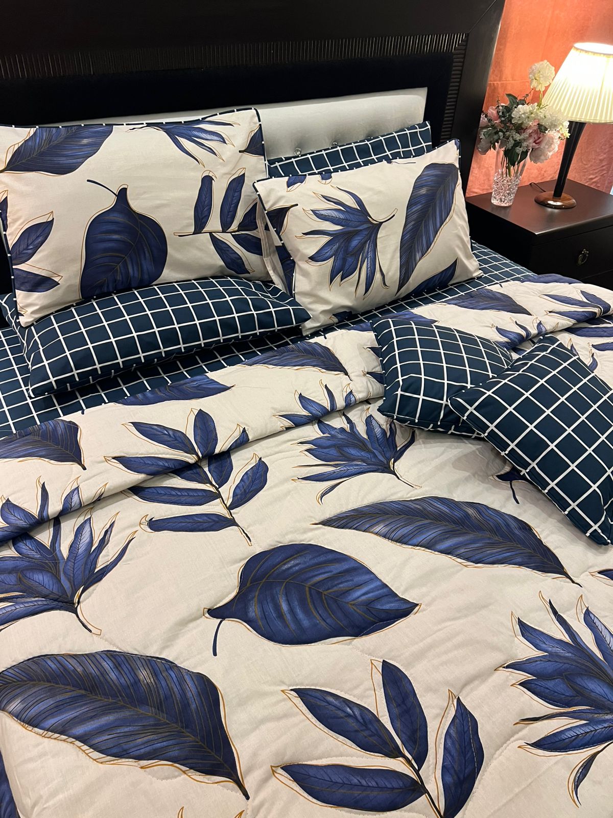 IV631 Cotton Comforter Set - Light Filling