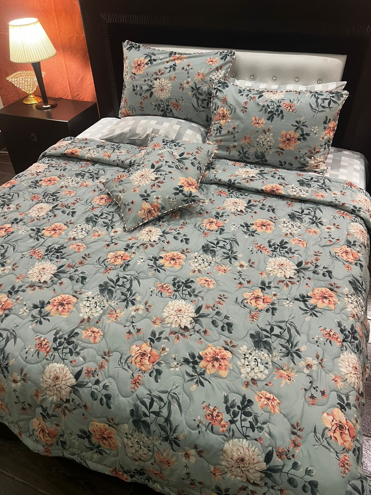 IV659 Cotton Comforter Set - Light Filling