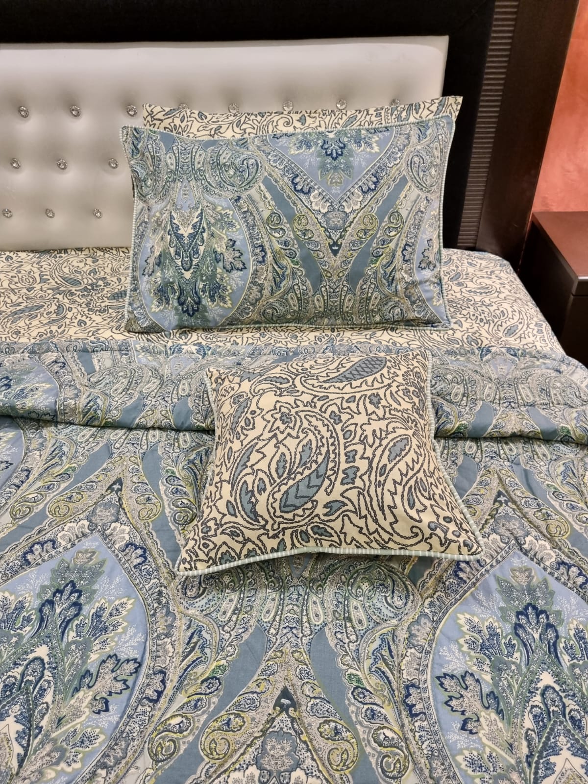 IV525 Percale Cotton Duvet Cover Set - Without Filling