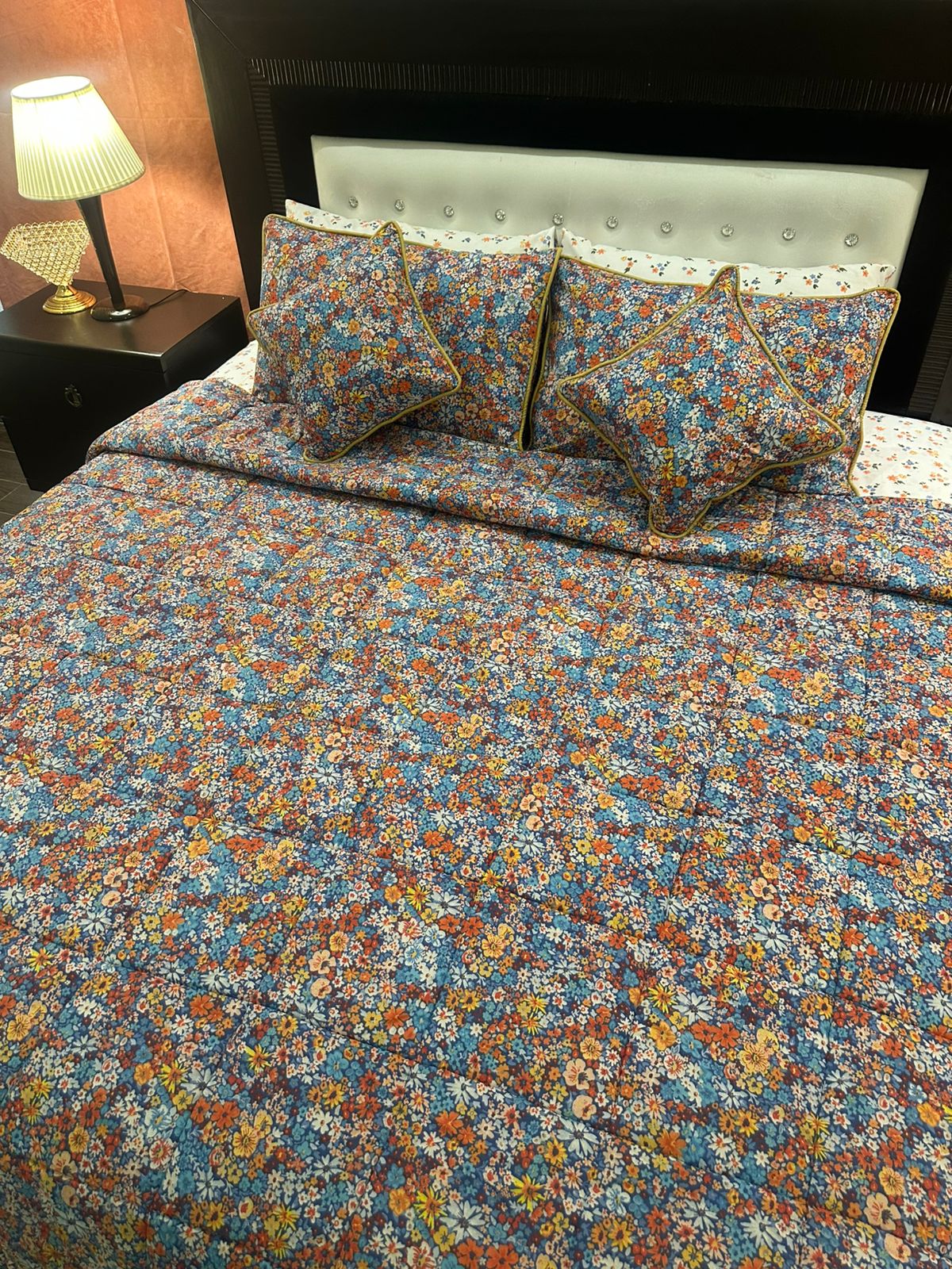 IV595 Cotton Comforter Set - Light Filling