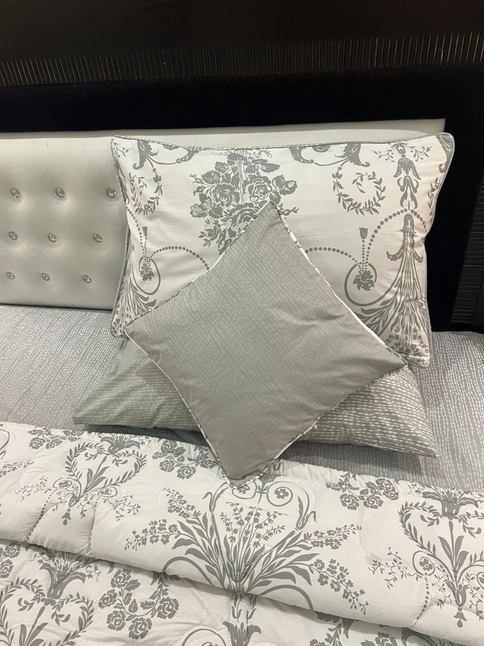 IV629 Percale Cotton Comforter Set - Light Filling