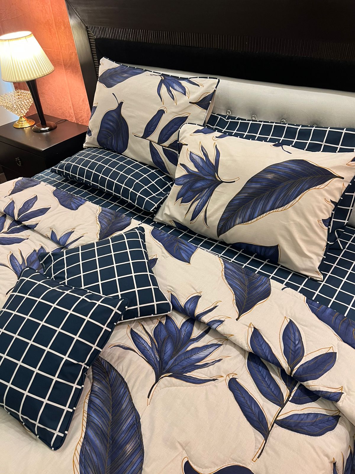 IV631 Cotton Comforter Set - Light Filling