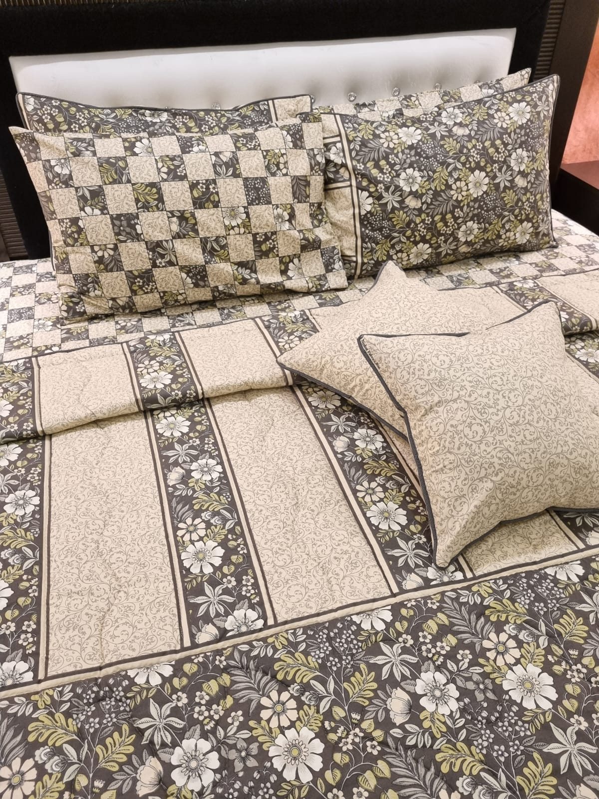 IV489 Cotton Comforter Set - Light Filling