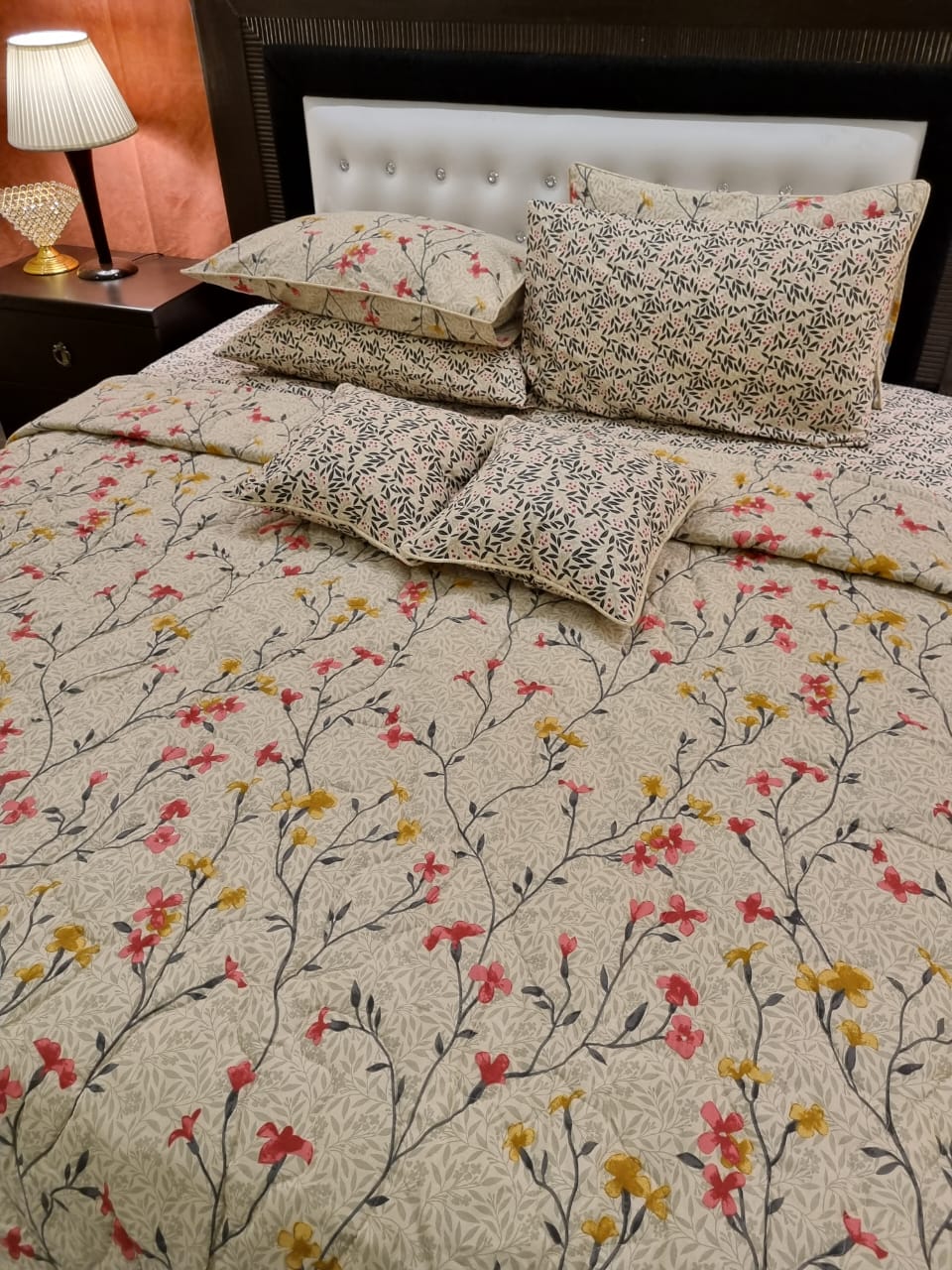 IV516 Cotton Comforter Set - Light Filling