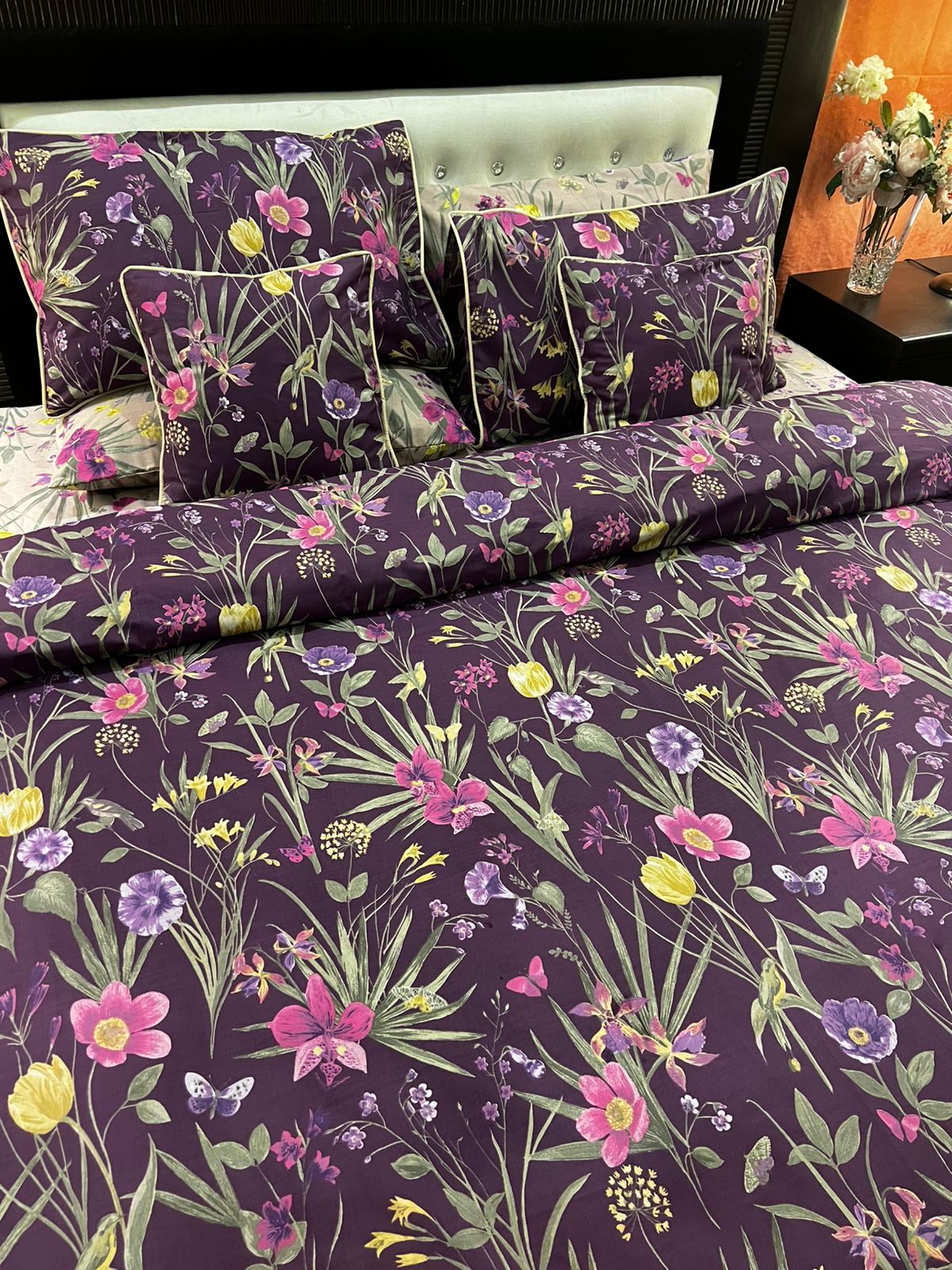 IV696 Cotton Duvet Cover Set - Without Filling