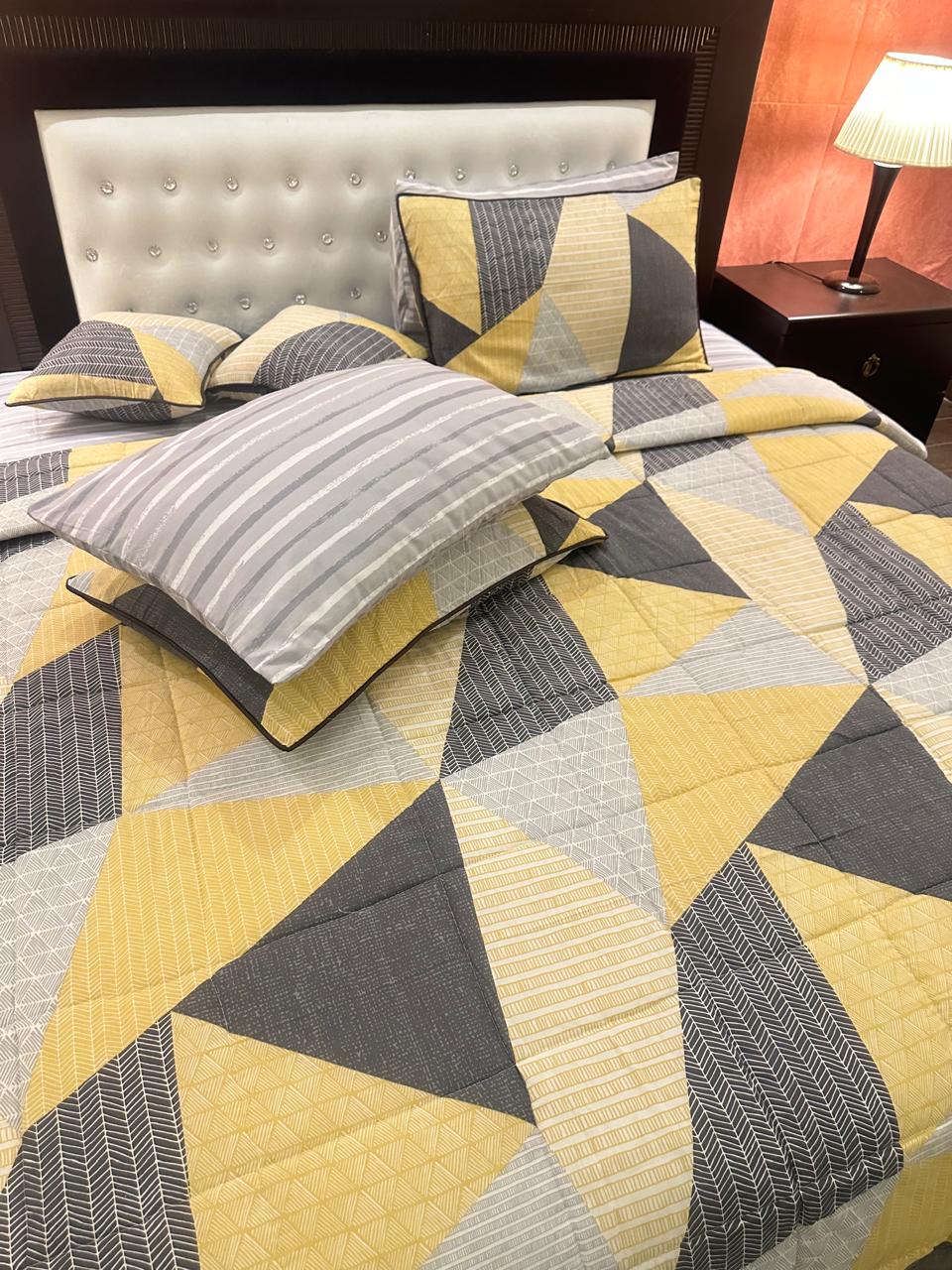 IV553 Cotton Comforter Set - Light Filling