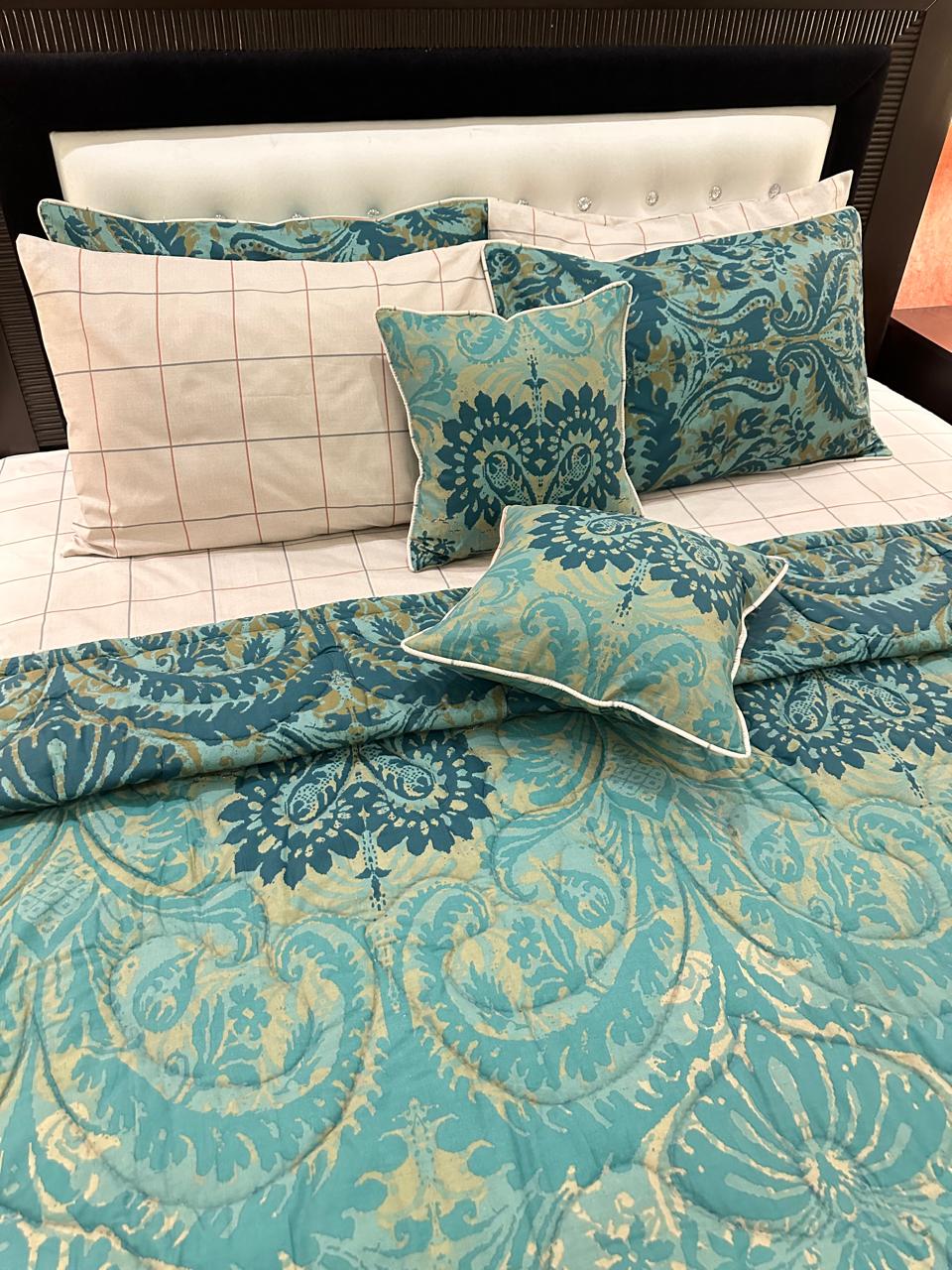 IV546 Cotton Comforter Set - Light Filling