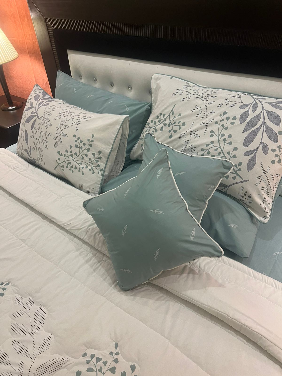 IV622 Cotton Comforter Set - Light Filling