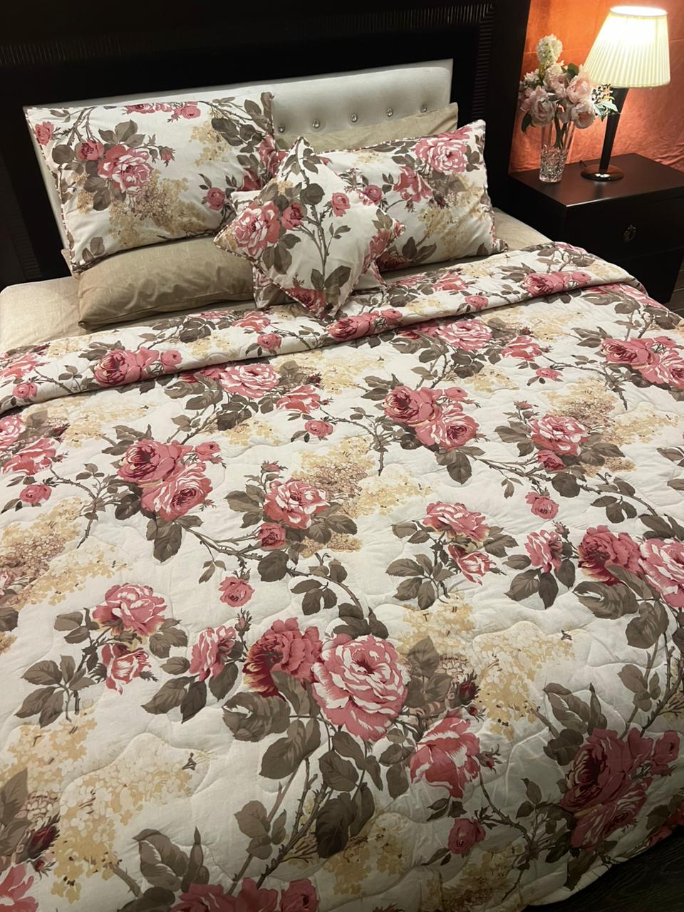 IV658 Cotton Comforter Set - Light Filling