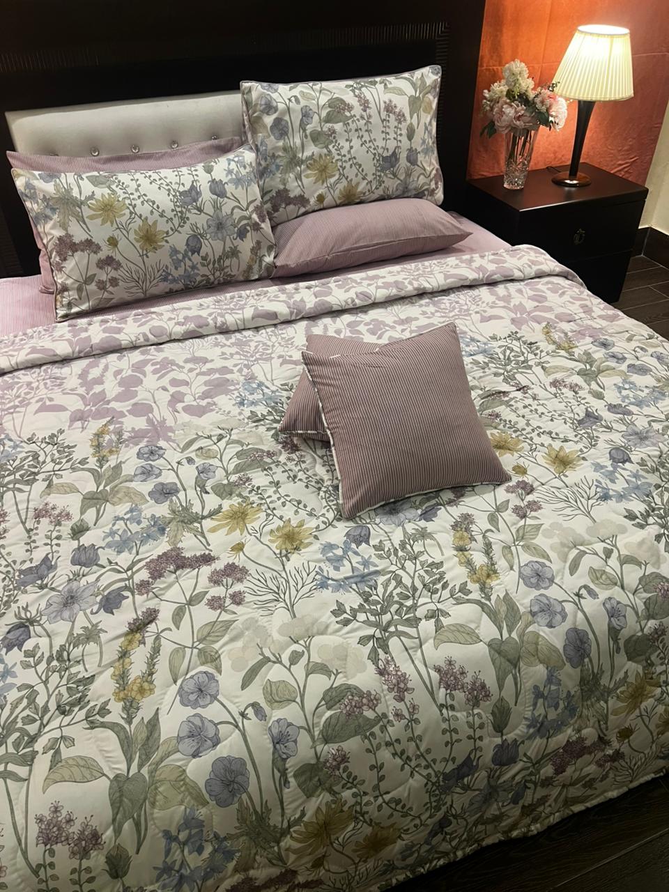 IV636 Cotton Duvet Cover Set - Without Filling