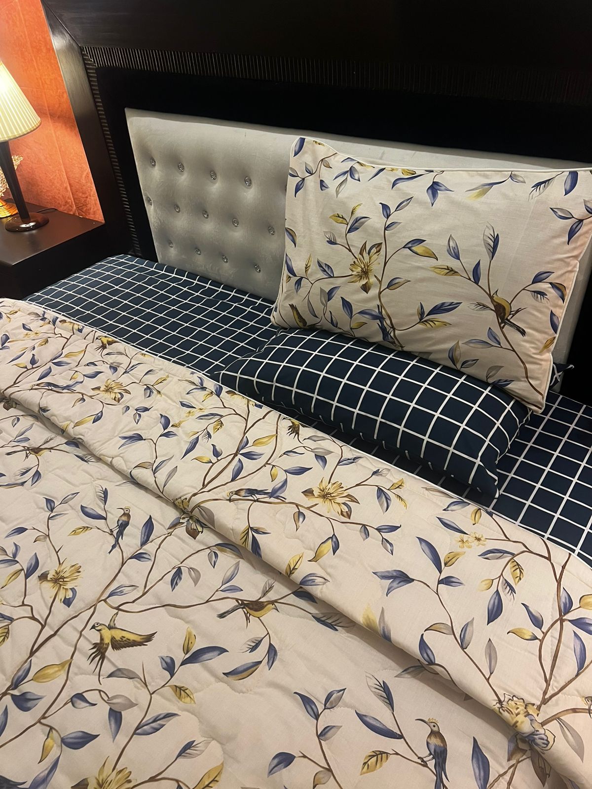 IV639 Cotton Comforter Set - Light Filling