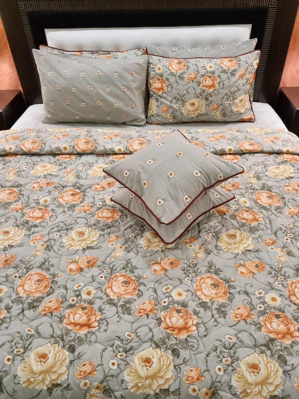 IV515 Cotton Comforter Set - Light Filling