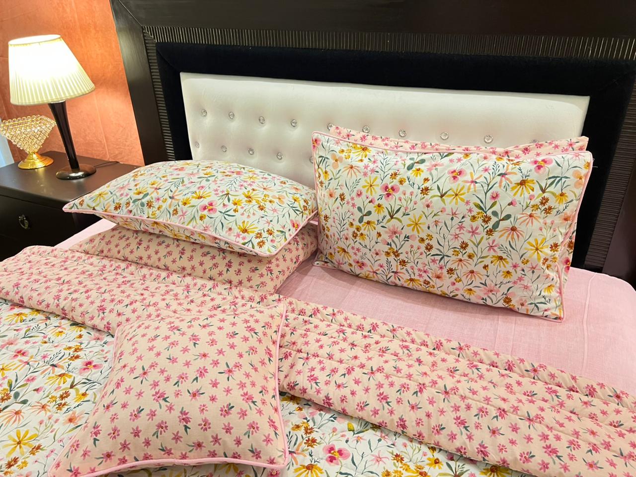 IV566 Cotton Comforter Set - Light Filling