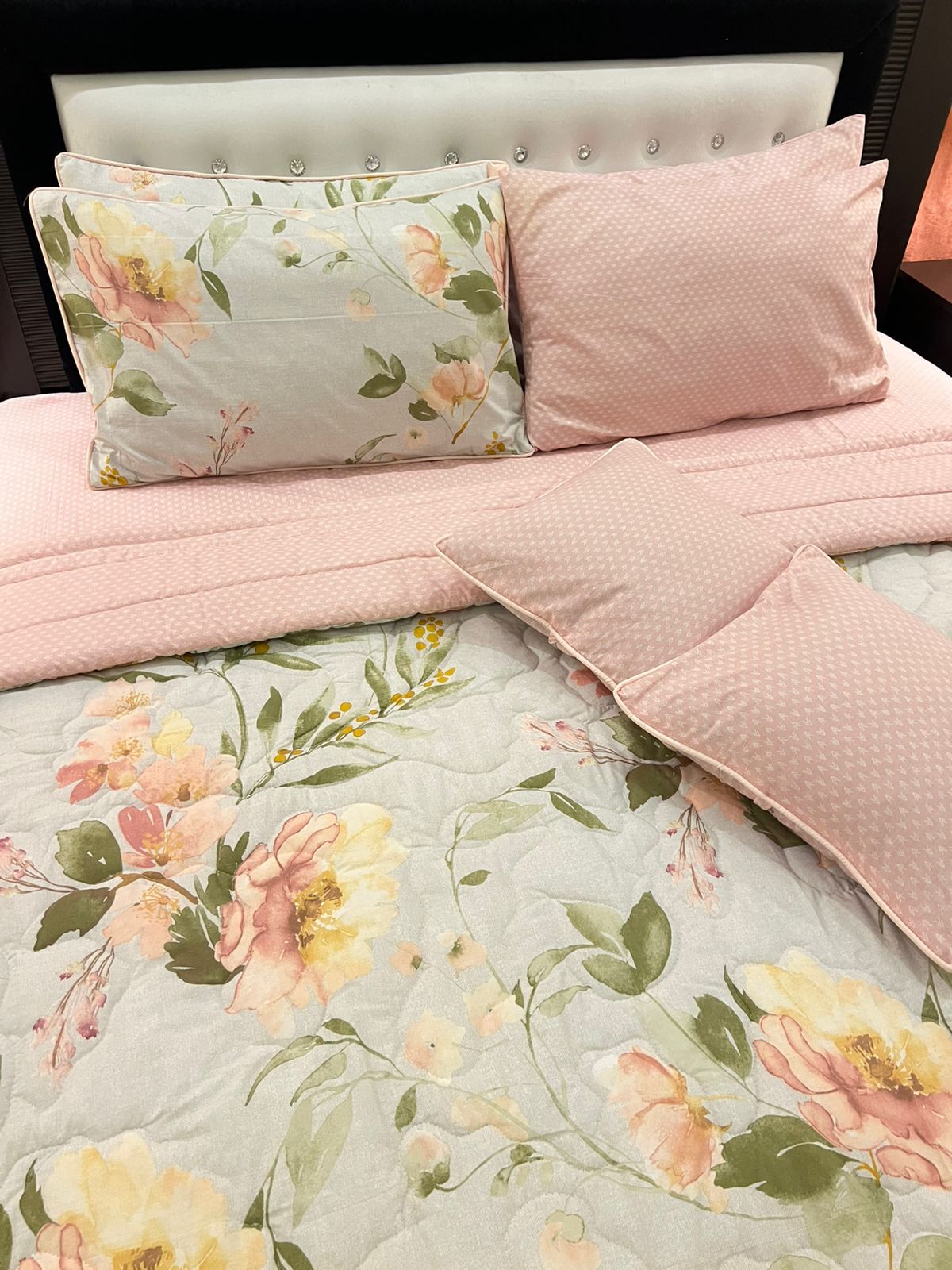 IV576 Cotton Comforter Set - Light filling