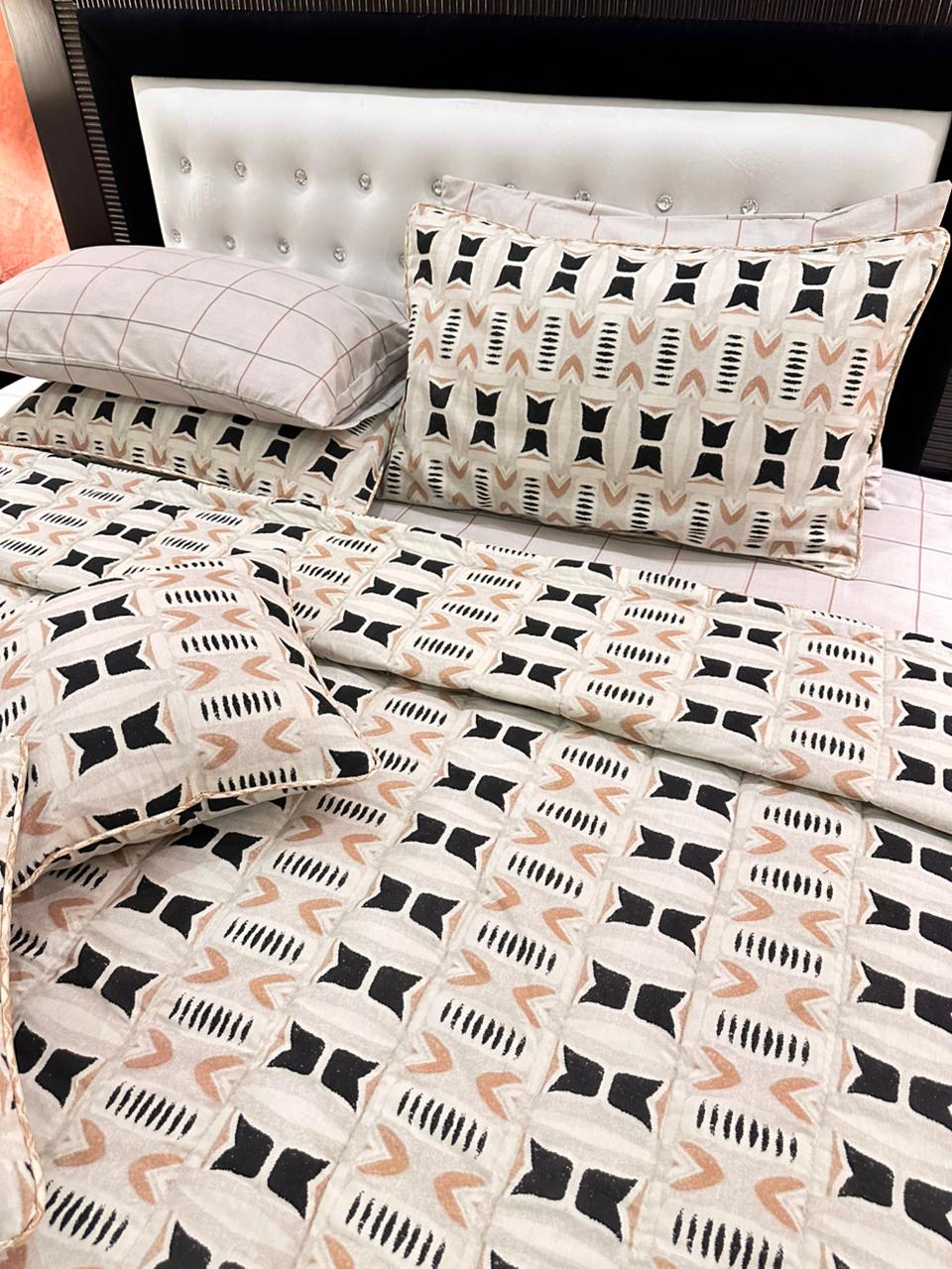 IV536 Cotton Comforter Set - Light Filling
