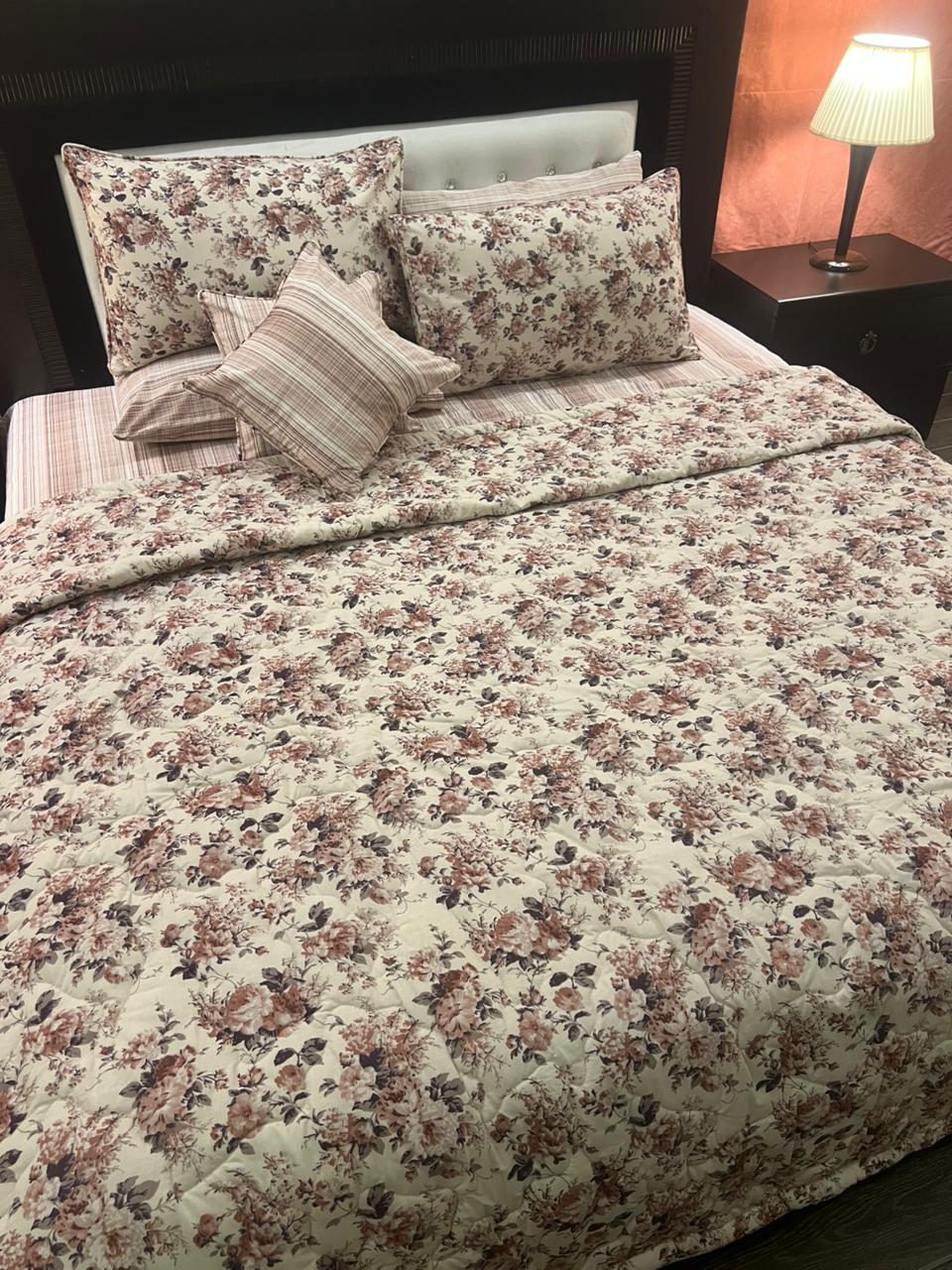 IV623 Cotton Comforter Set - Light Filling