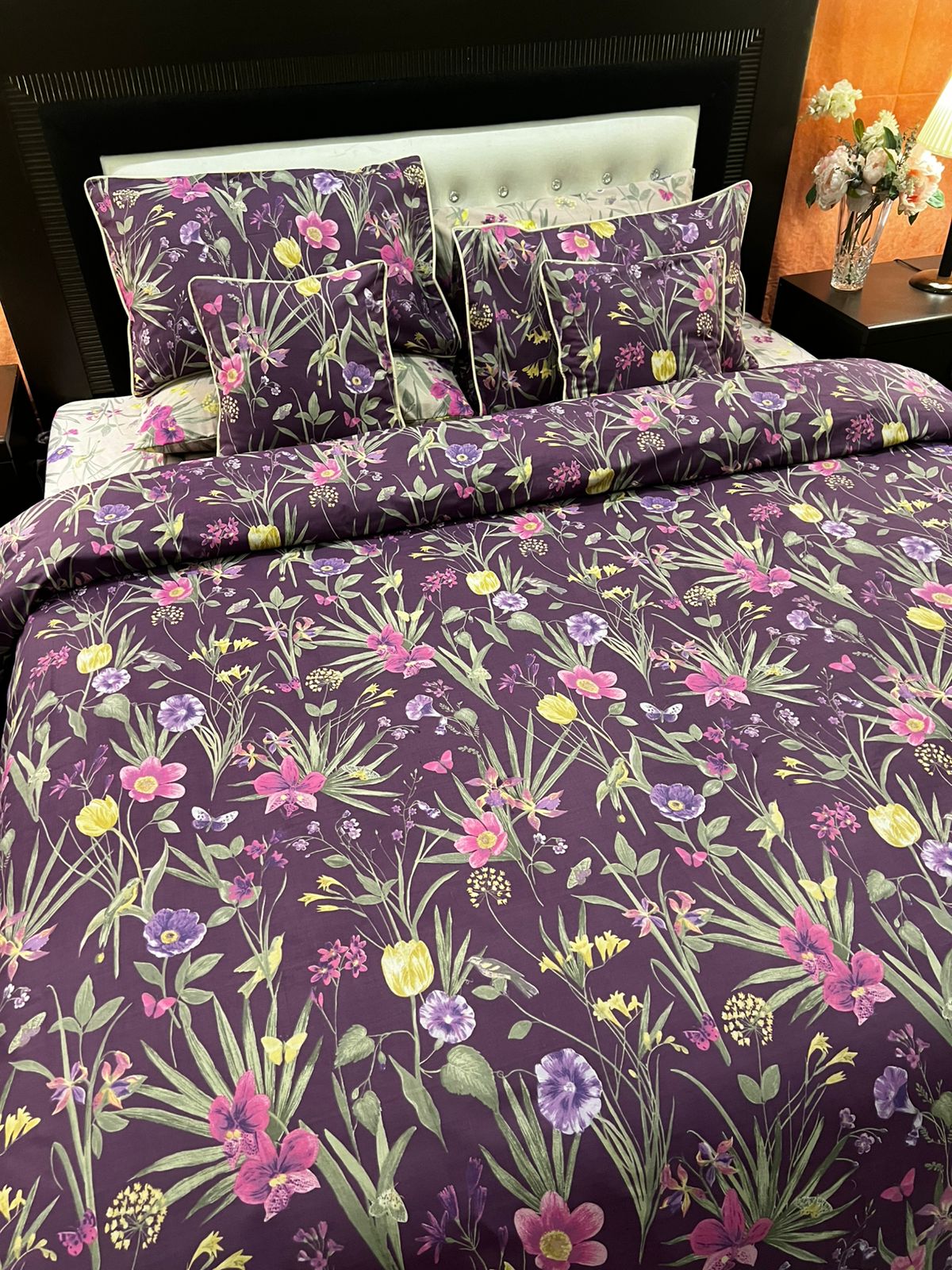 IV696 Cotton Duvet Cover Set - Without Filling