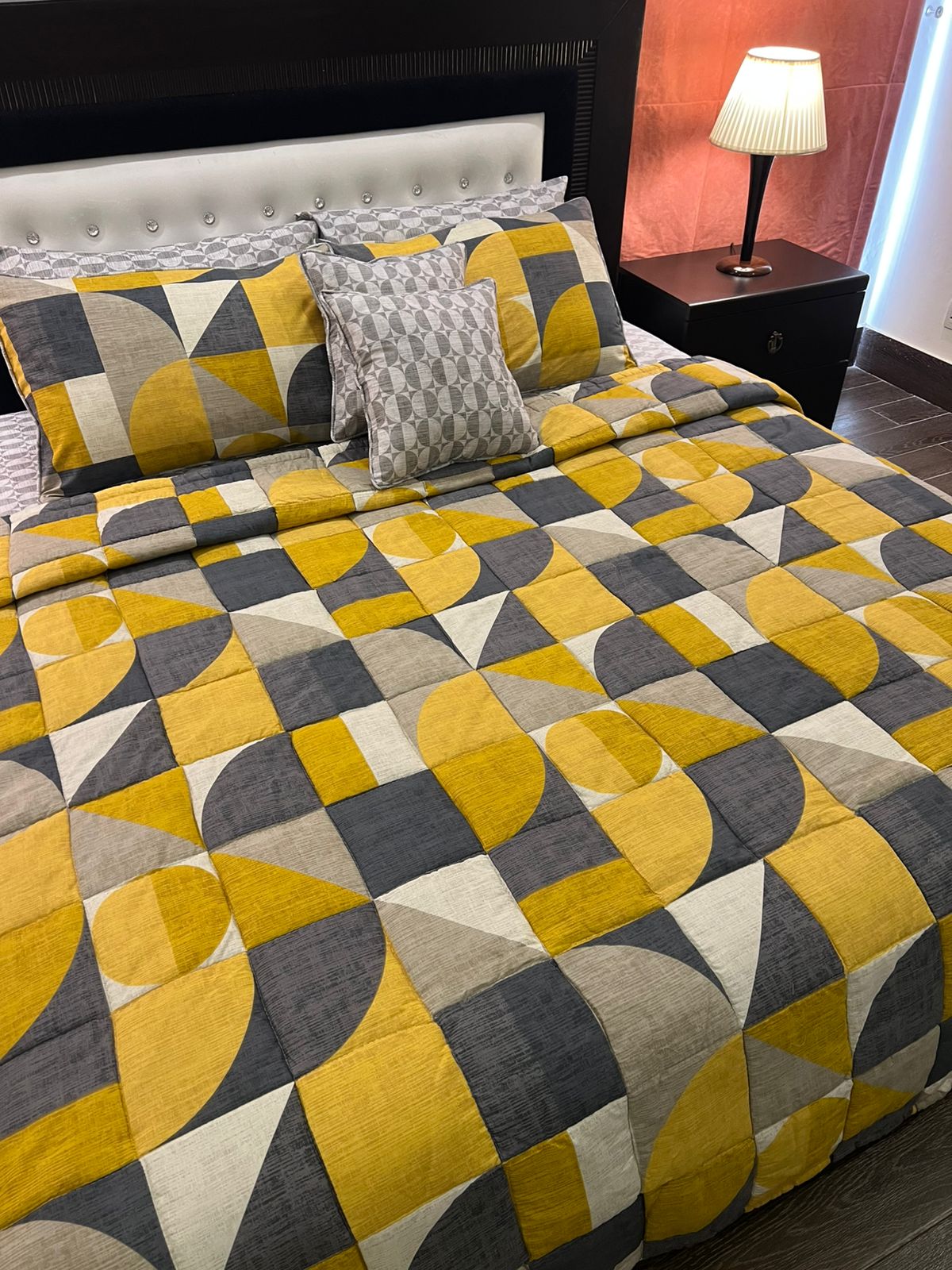 IV613 Cotton Comforter Set - Light Filling