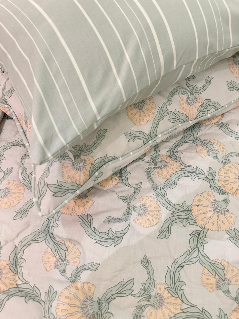 IV542 Cotton Comforter Set - Light Filling