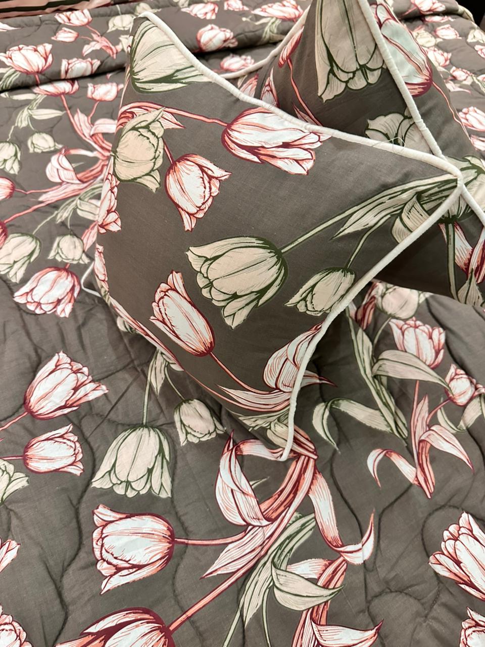 IV538 Cotton Comforter Set - Light Filling