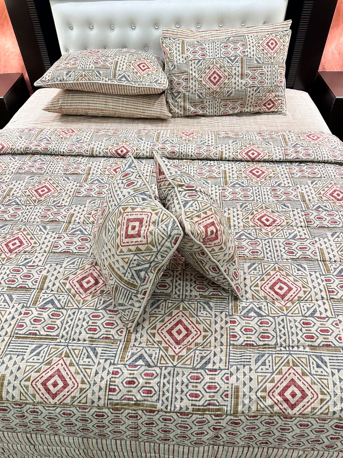 IV540 Cotton Comforter Set - Light Filling