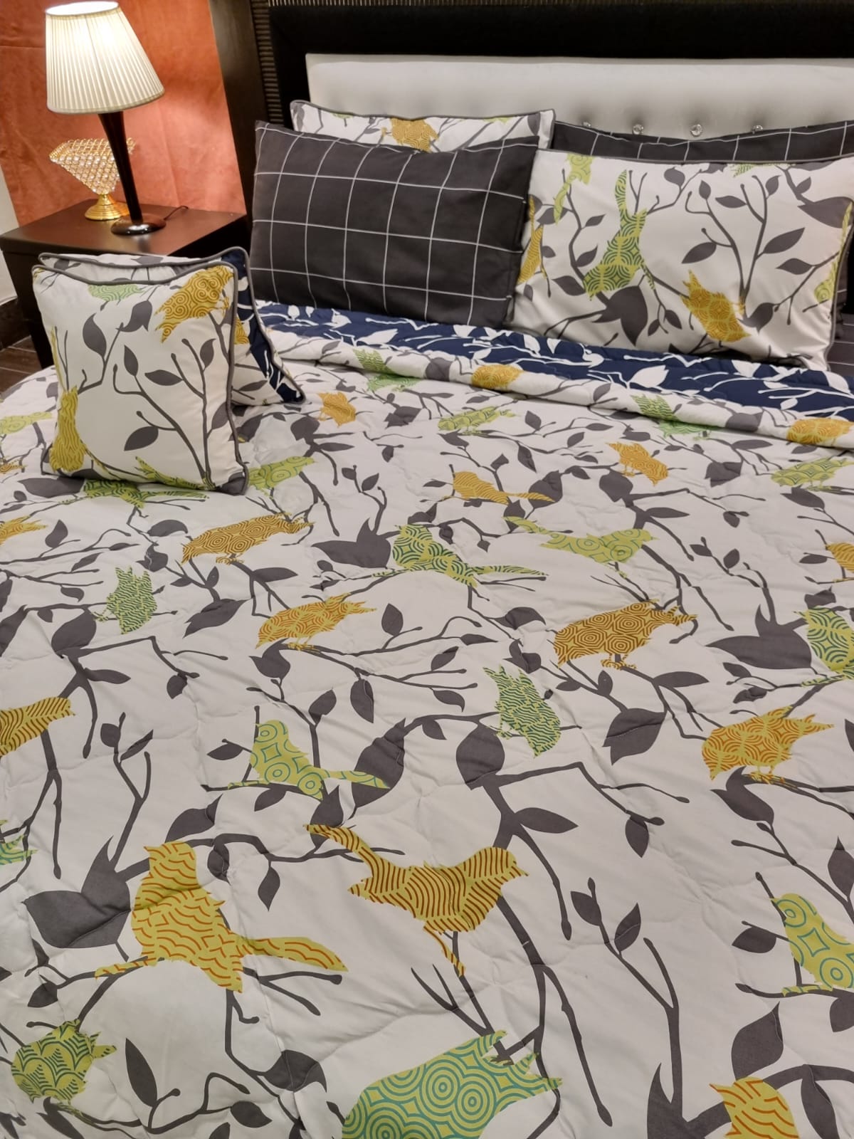 IV486 Cotton Comforter Set - Light Filling