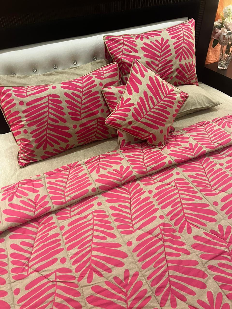 IV657 Cotton Comforter Set - Light Filling