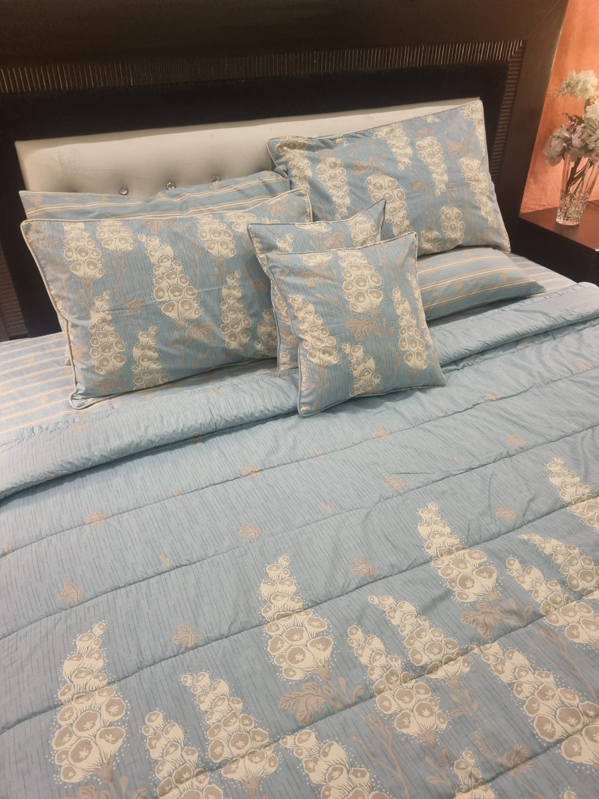 IV677 Cotton Comforter Set - Light Filling