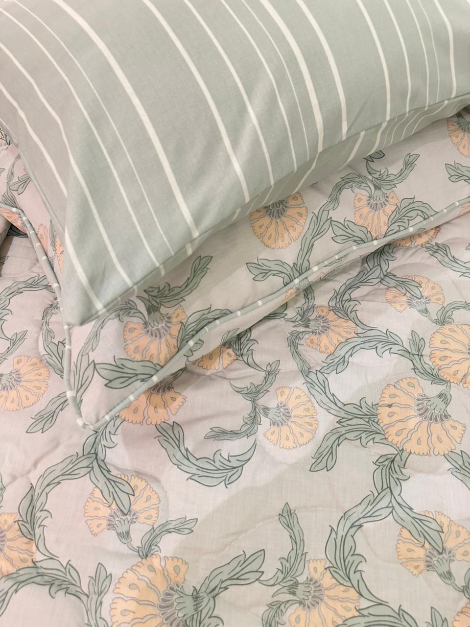 IV542 Cotton Comforter Set - Light Filling