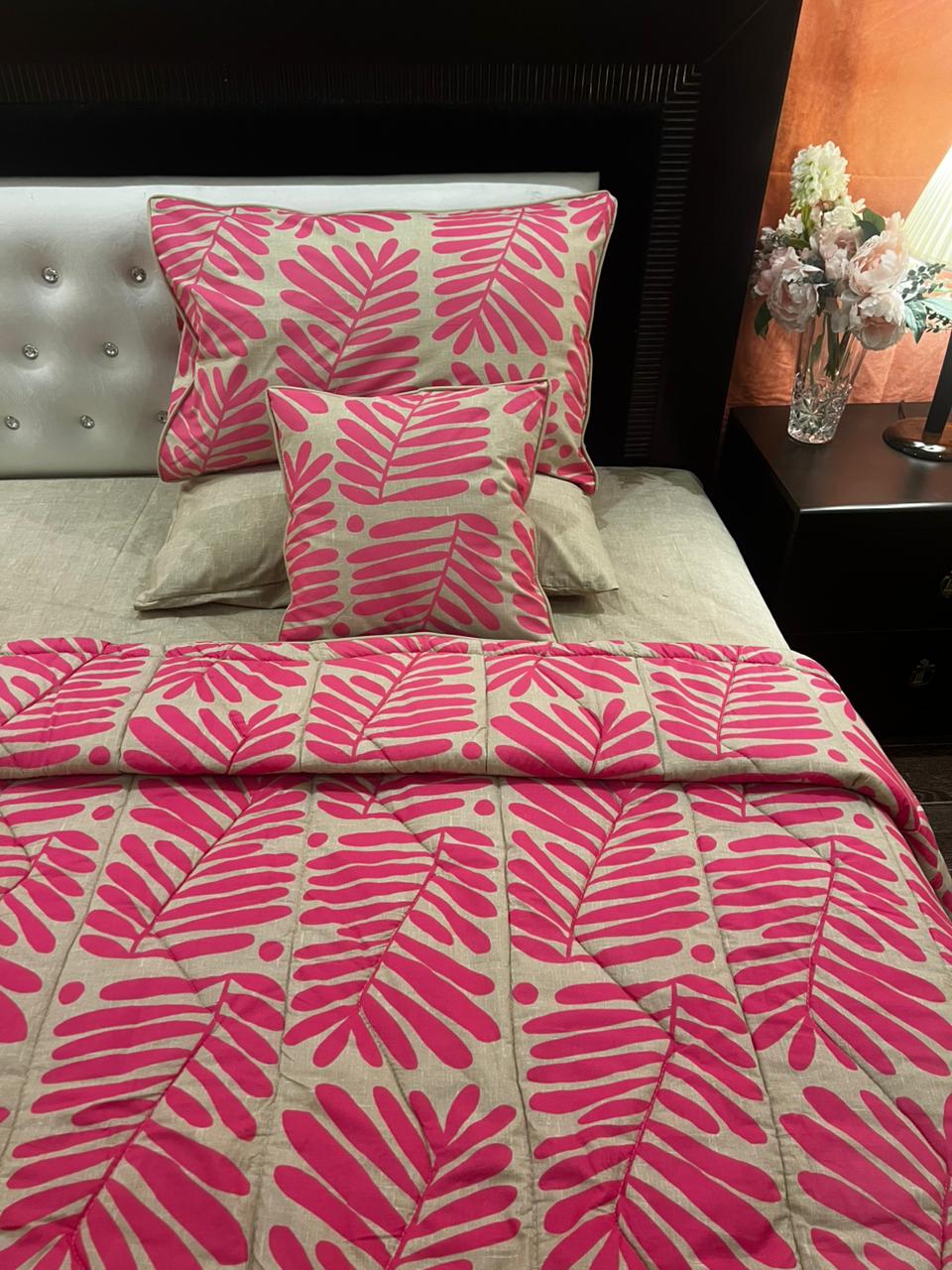 IV657 Cotton Comforter Set - Light Filling