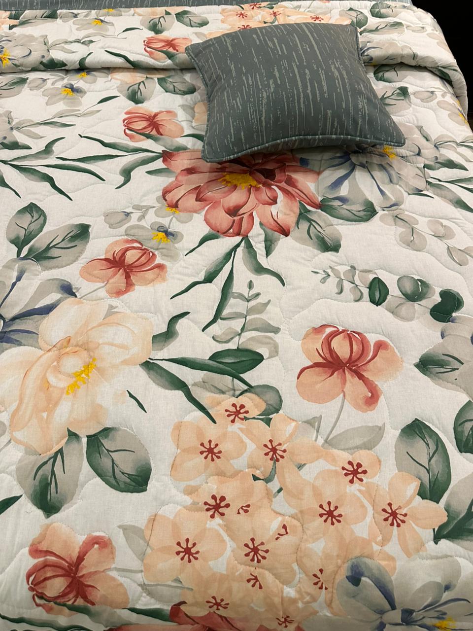 IV544 Cotton Comforter Set - Light Filling