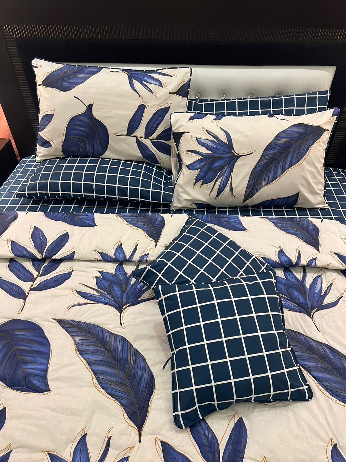IV631 Cotton Comforter Set - Light Filling