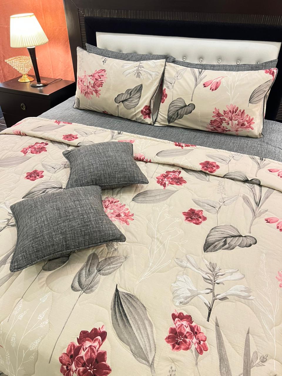 IV543 Cotton Comforter Set - Light Filling