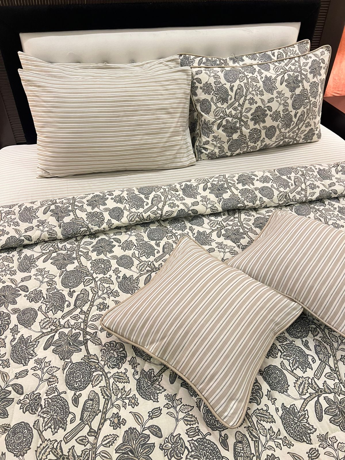 IV578 Cotton Comforter Set - Light Filling