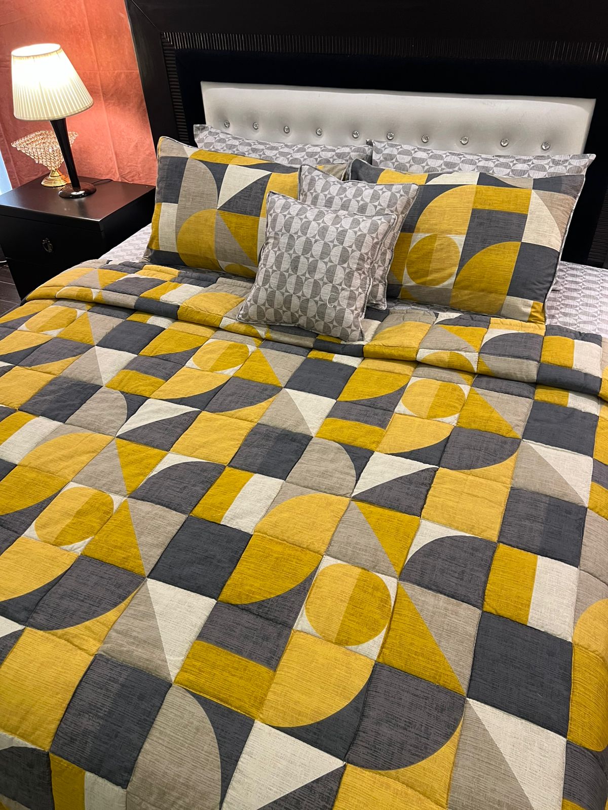 IV613 Cotton Comforter Set - Light Filling