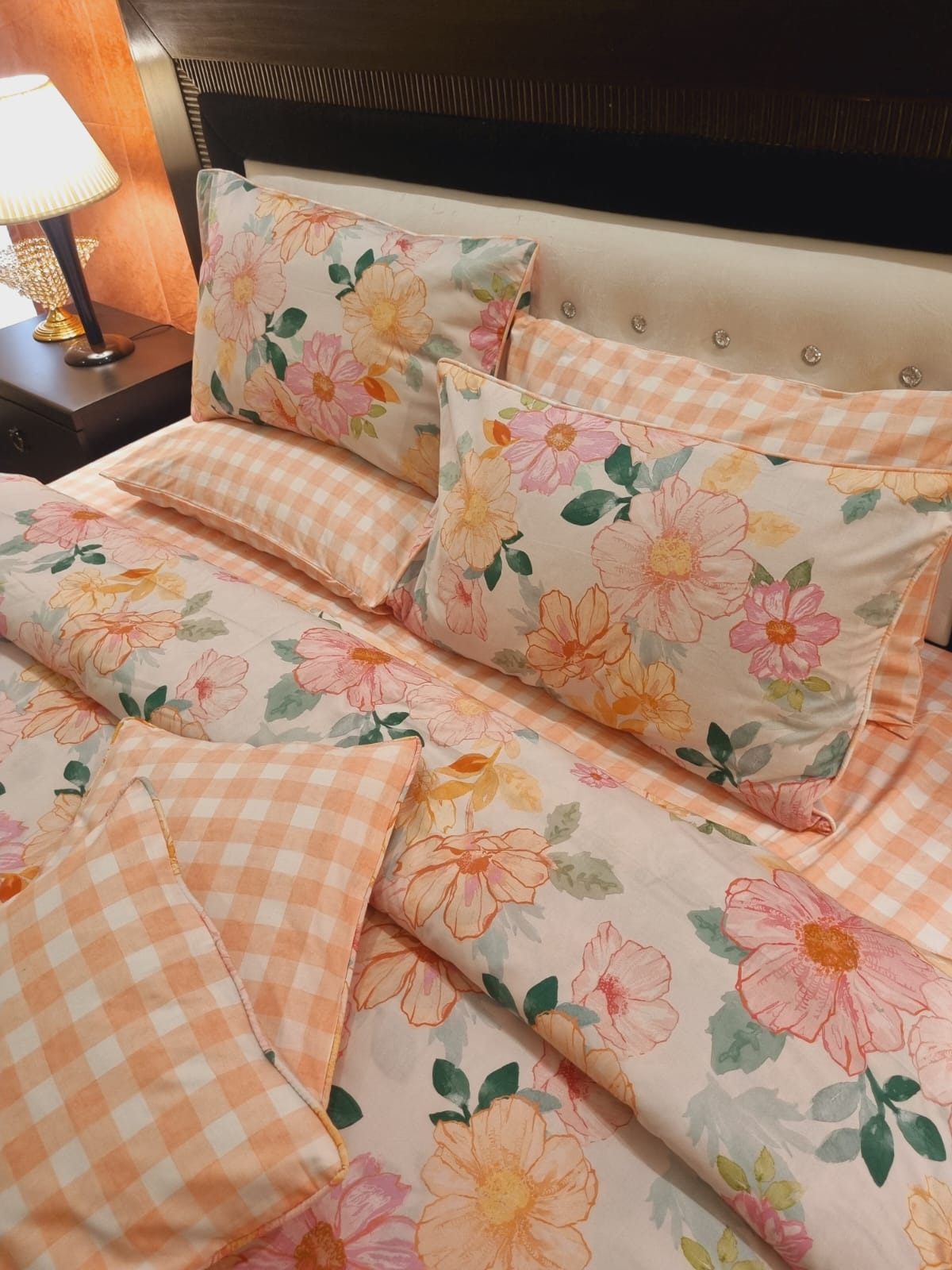 IV692 Percale Cotton Duvet Cover Set - Without Filling