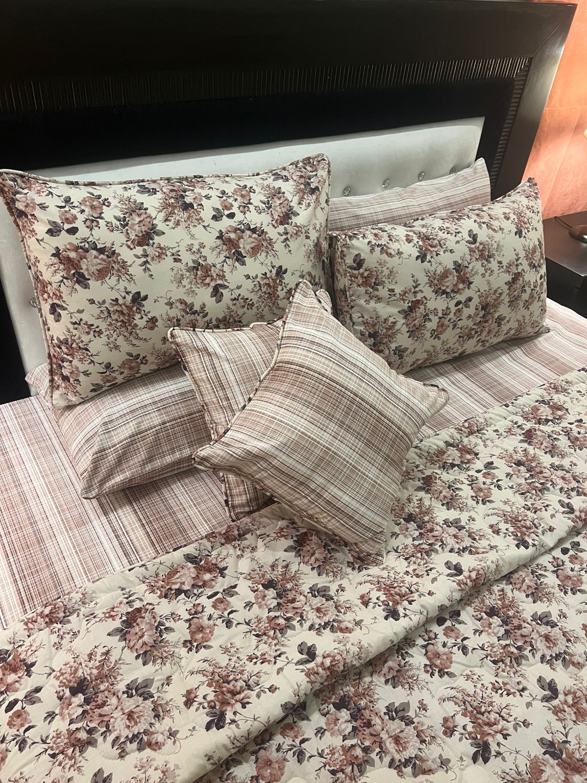 IV623 Cotton Comforter Set - Light Filling