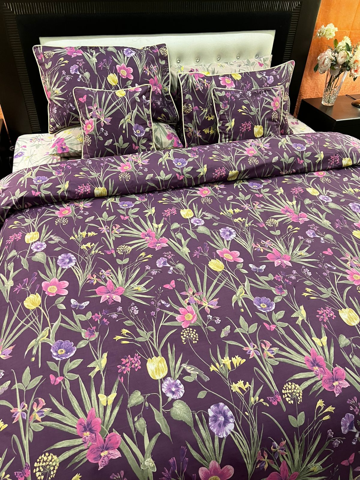 IV696 Cotton Duvet Cover Set - Without Filling