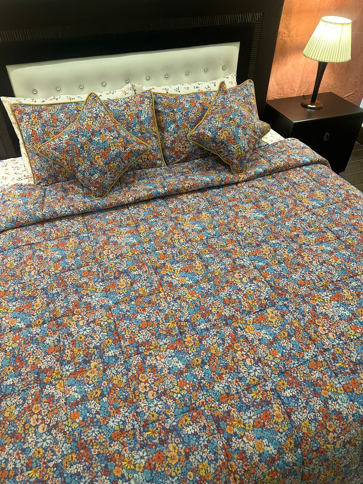 IV595 Cotton Comforter Set - Light Filling