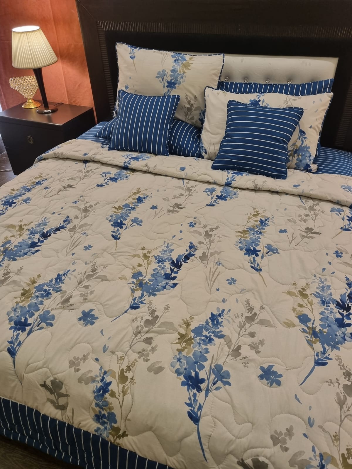 IV684 Cotton Comforter Set - Light Filling