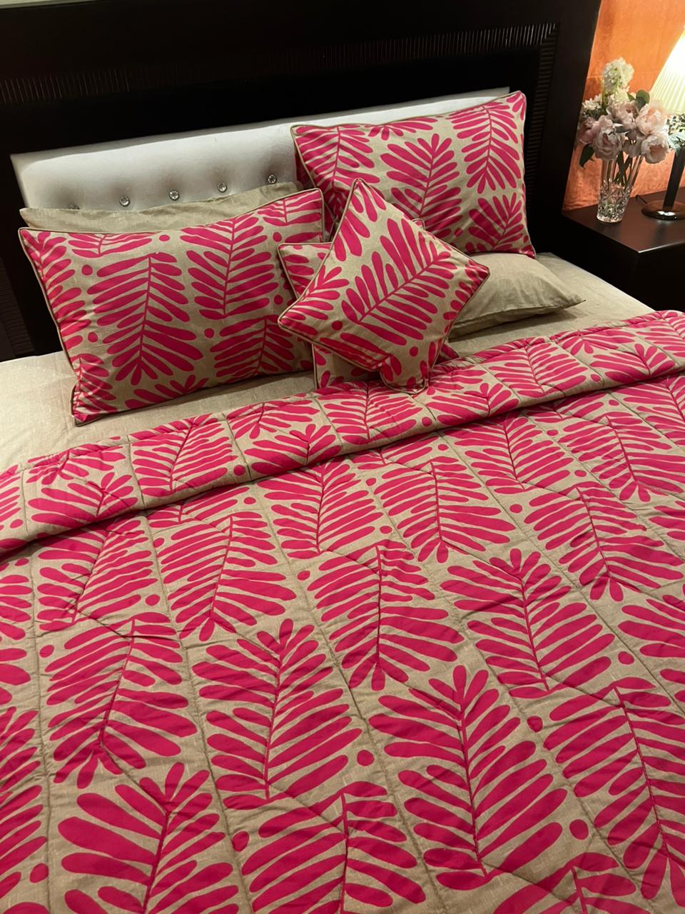 IV657 Cotton Comforter Set - Light Filling