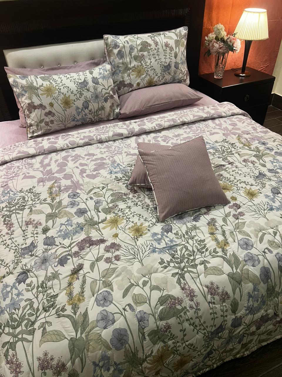 IV636 Cotton Duvet Cover Set - Without Filling
