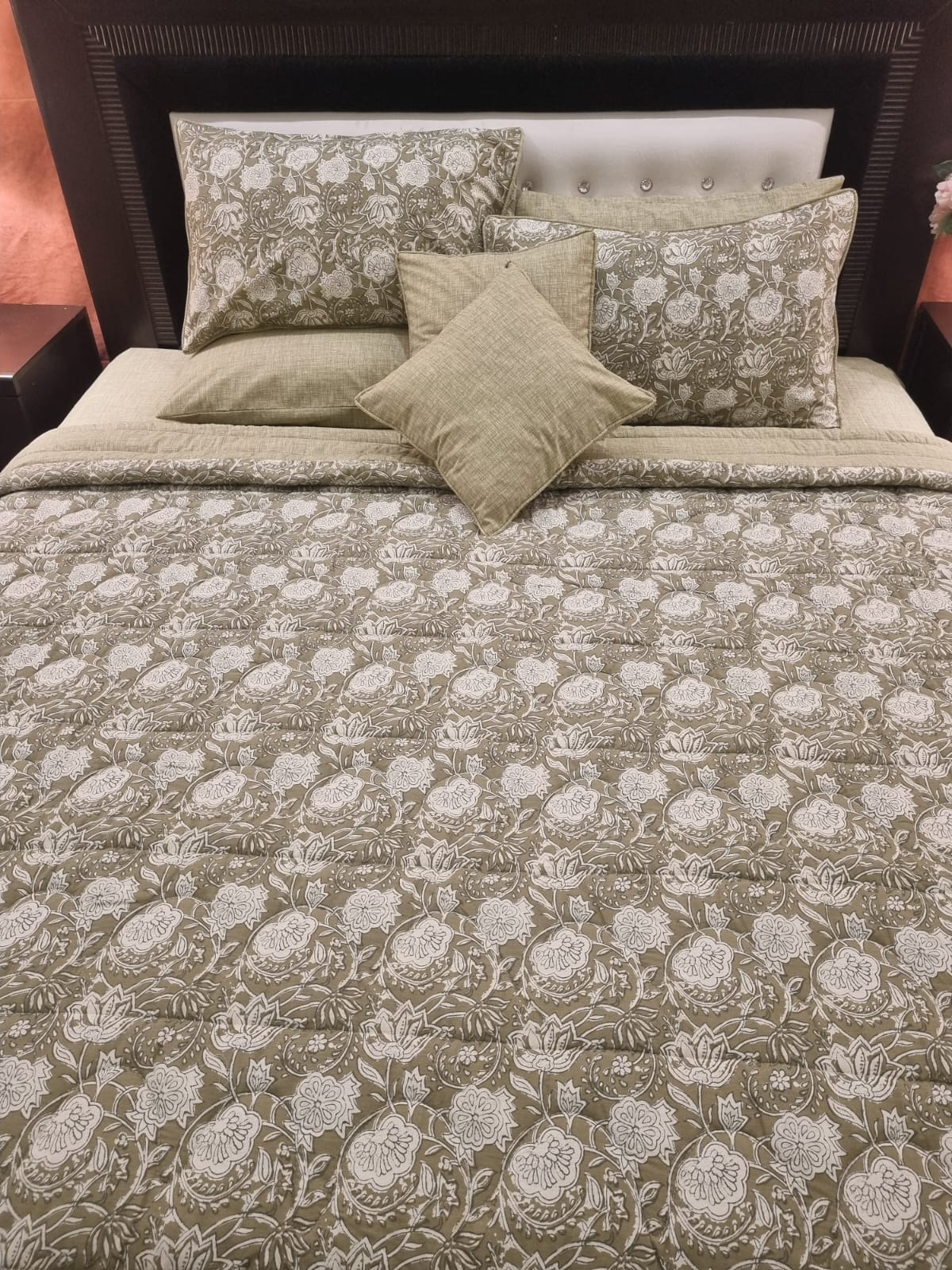 IV688 Cotton Comforter Set - Light Filling