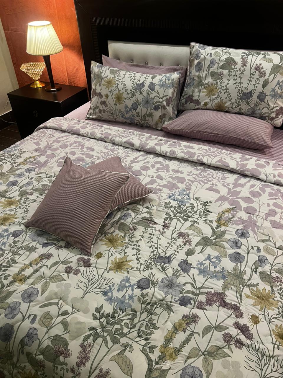 IV636 Cotton Duvet Cover Set - Without Filling