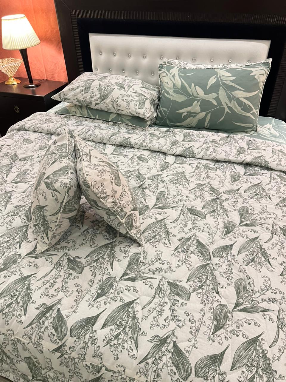 IV570 Cotton Comforter Set - Light Filling