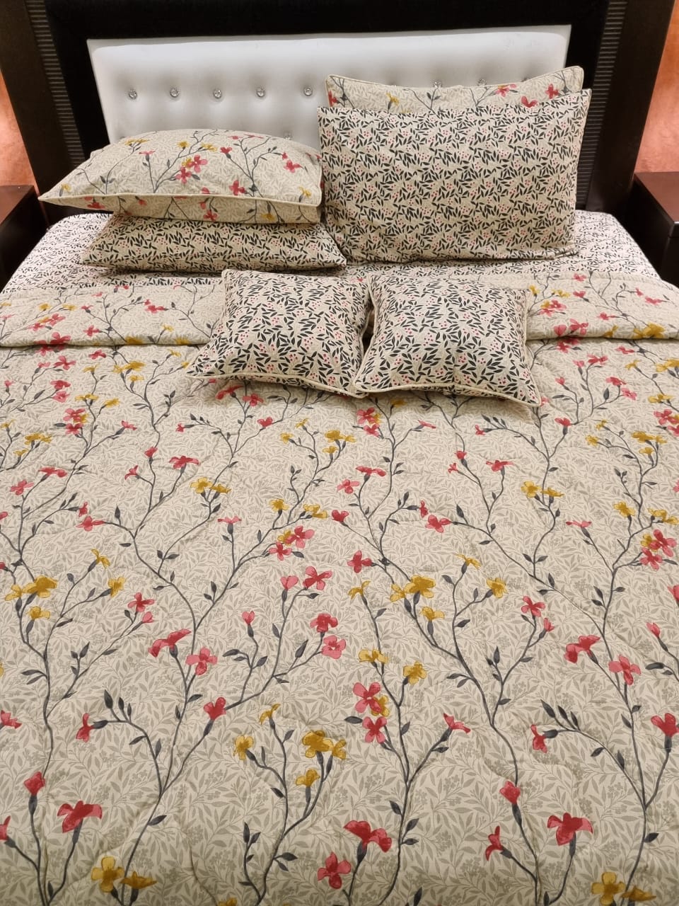 IV516 Cotton Comforter Set - Light Filling