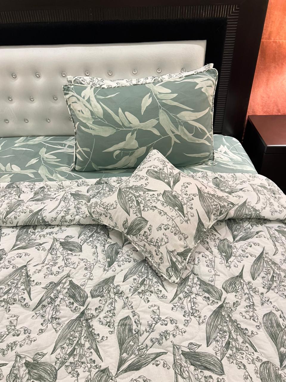 IV570 Cotton Comforter Set - Light Filling