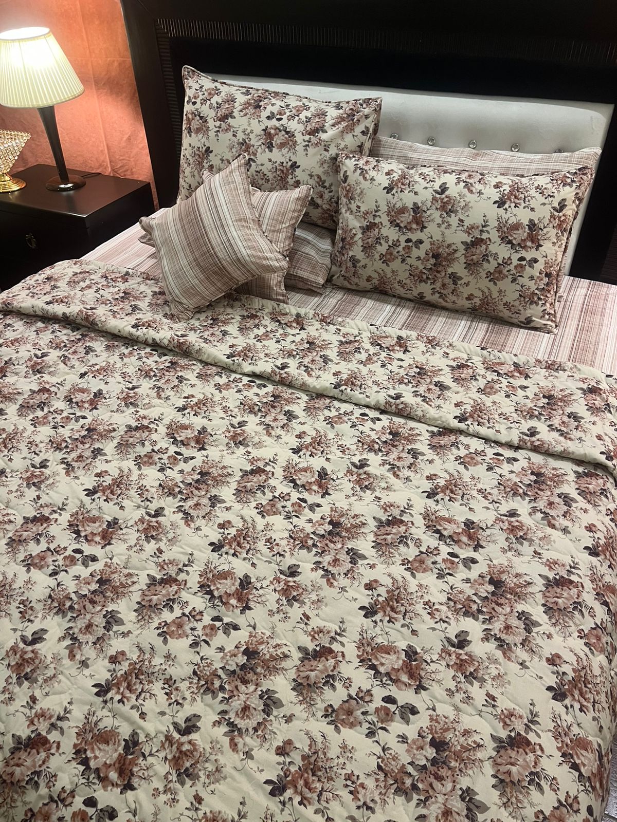 IV623 Cotton Comforter Set - Light Filling